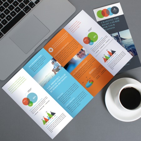 print double gate fold brochures standard or custom size uprinting
